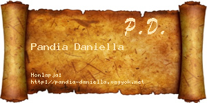Pandia Daniella névjegykártya